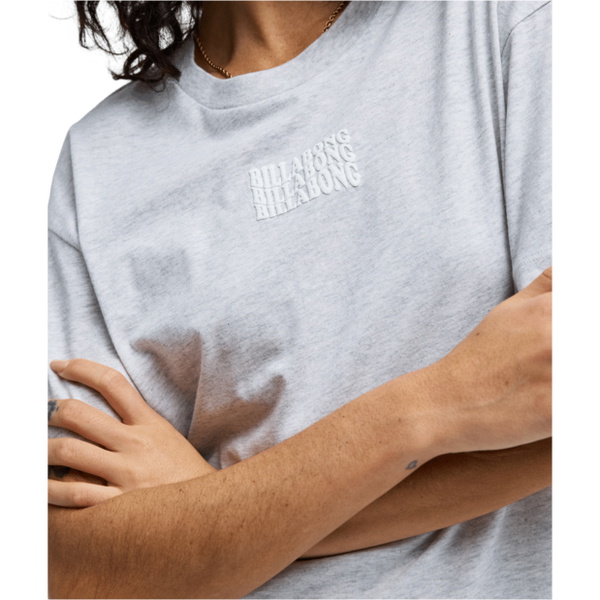 2026 Billabong Womens In The Beyond Short Sleeve Tee EBJZT00469 - Grey Heather